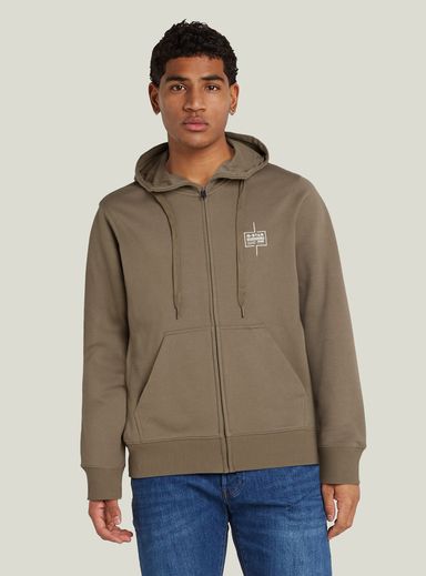 Logo Hooded Zip Thru Jacket